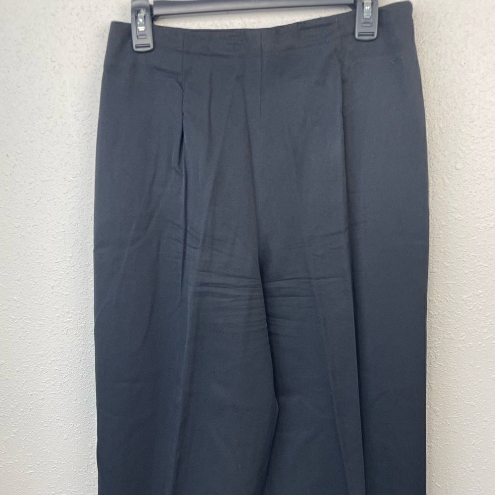 Vintage Evan Picone Black Wool Slack Pants Size 10 EUC - Picture 2 of 5
